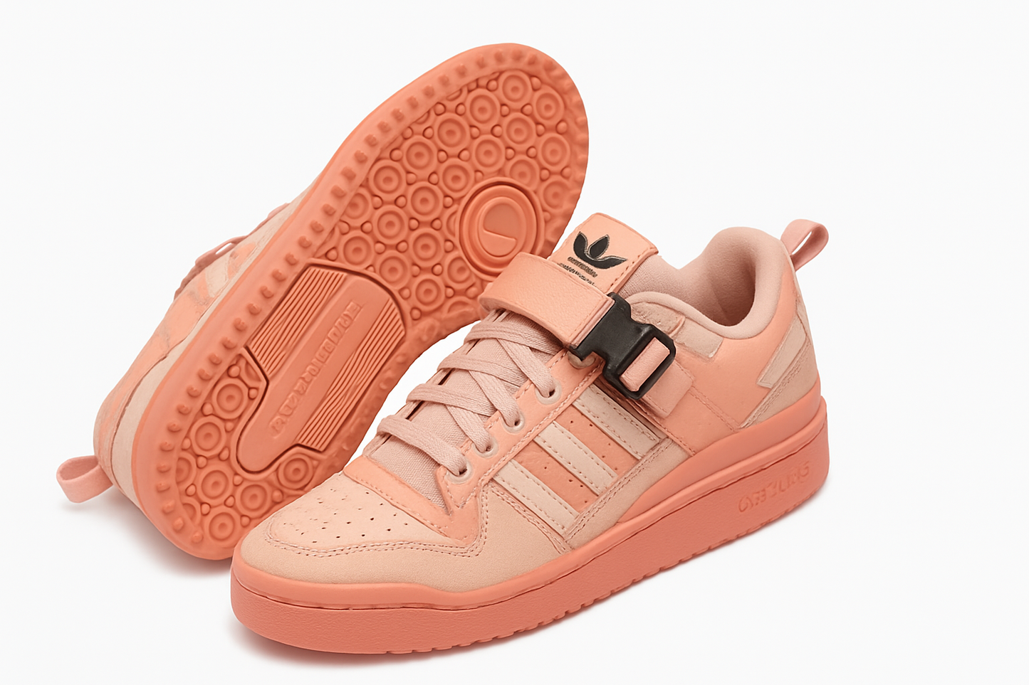 Bad bunny Stylish Peach Casual Sneakers with Strap Detailing