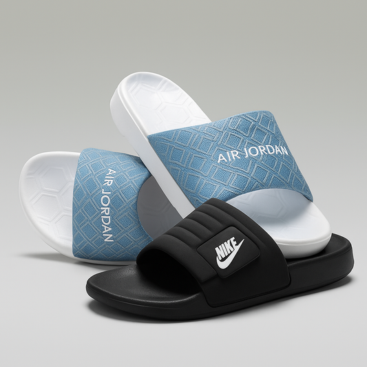 2 slider 1 box packingTrendy Comfort Slides – Modern Slip-On Footwear"