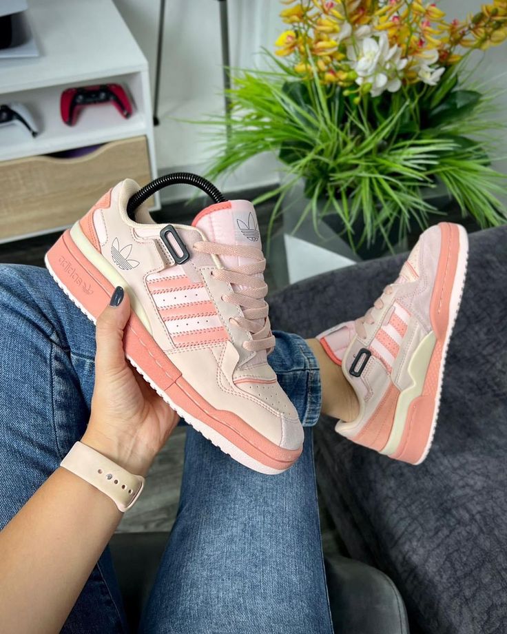 Bad bunny Stylish Peach Casual Sneakers with Strap Detailing