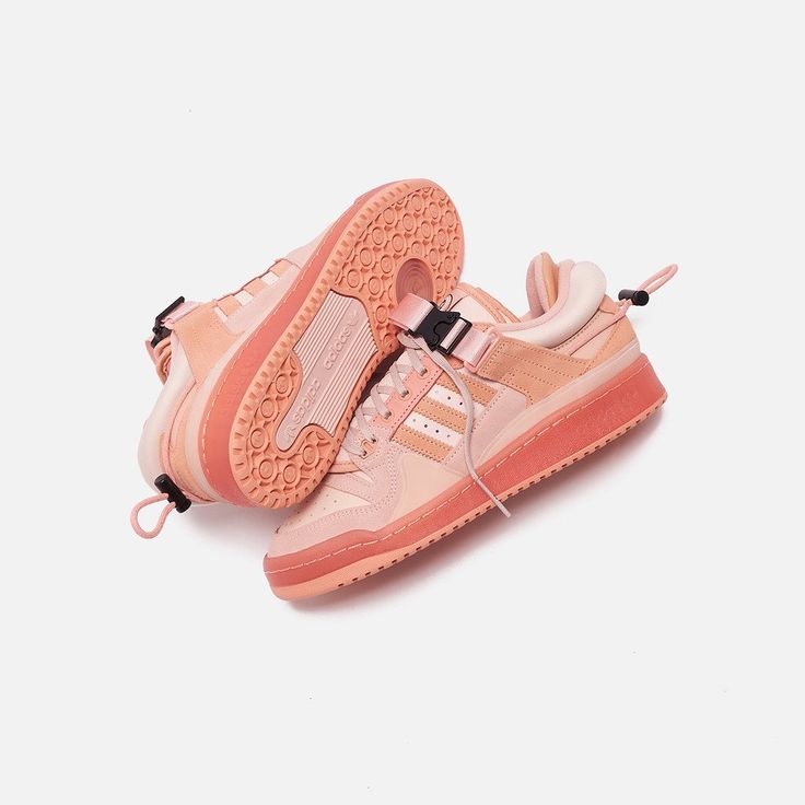 Bad bunny Stylish Peach Casual Sneakers with Strap Detailing
